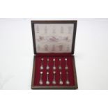 A set of ten Limited Edition silver spoons from “The Queen’s Beasts Commemorative Spoons” series,