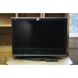 A Panasonic “Viera” 31” LCD television with remote control, w.o.