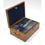 A SERVICE OF ONSLOW PATTERN FLATWARE & CUTLERY by Mappin & Webb, comprising: twelve table forks,