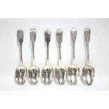 Three George III Fiddle pattern table spoons, Exeter 1809 (2), & 1812 (1), by William Welch II; &