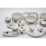 Eighteen items of Royal Worcester “Evesham” pattern dinner & kitchenware.