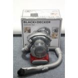A Black & Decker “Dustbuster Flexi” hand held vacuum cleaner, w.o. – boxed.