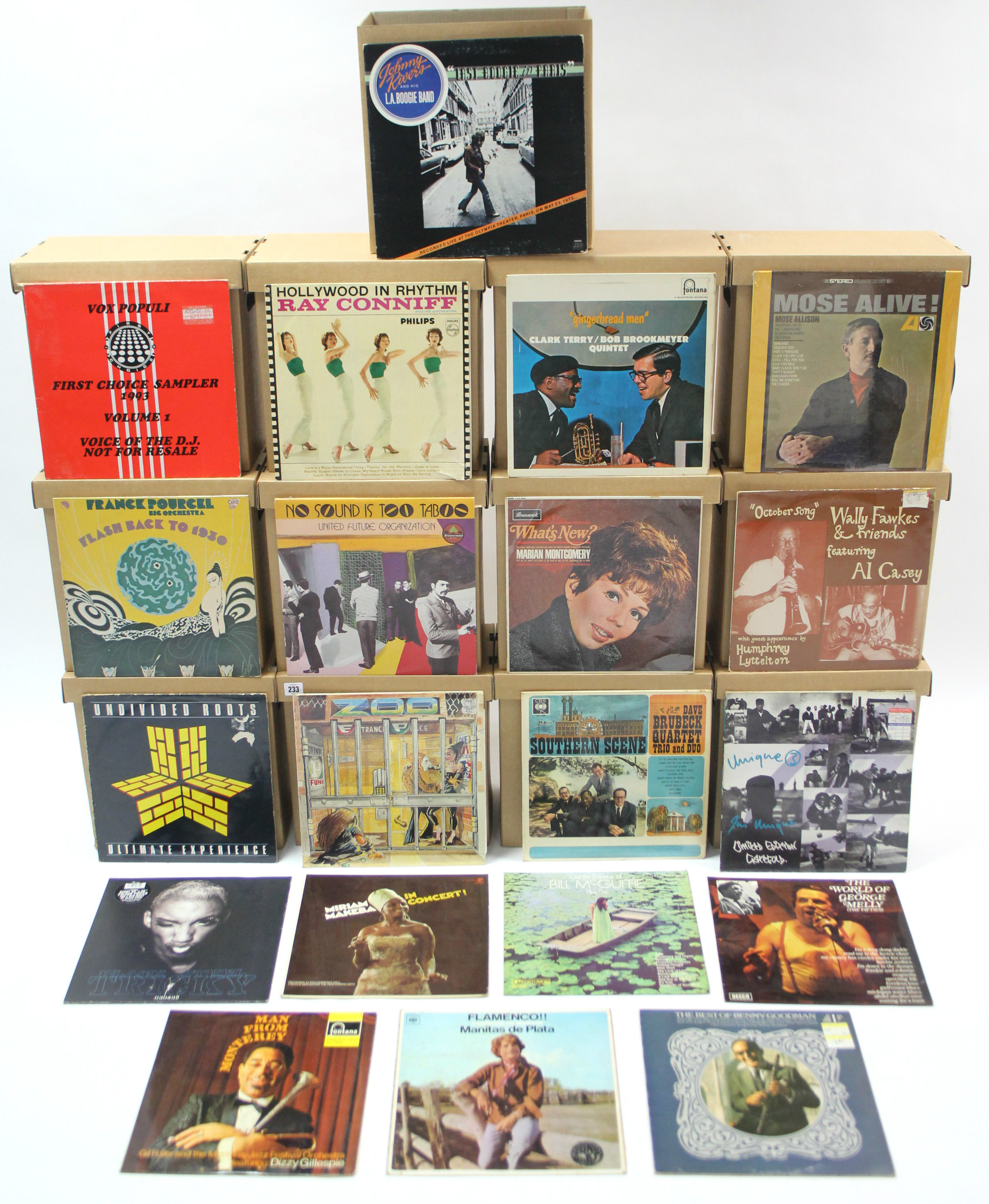 Approximately six hundred & fifty various L. P. & 45 rpm records including ‘70’s Soul & Funk,