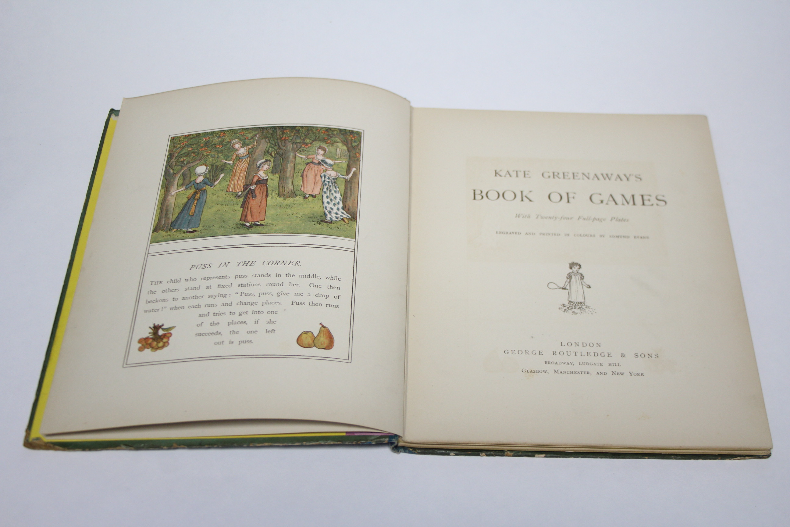 FOUR VINTAGE VOLUMES BY KATE GREENAWAY – “A APPLE PIE”, “MARIGOLD GARDEN” & “UNDER THE WINDOW”, (x - Image 6 of 18