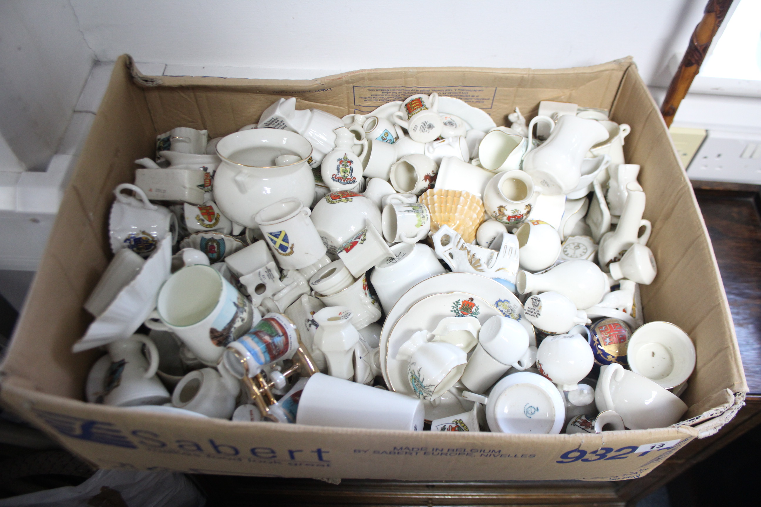 Approximately one hundred various items of crested china by W H Goss, Swan, and Willow etc. - Image 2 of 4