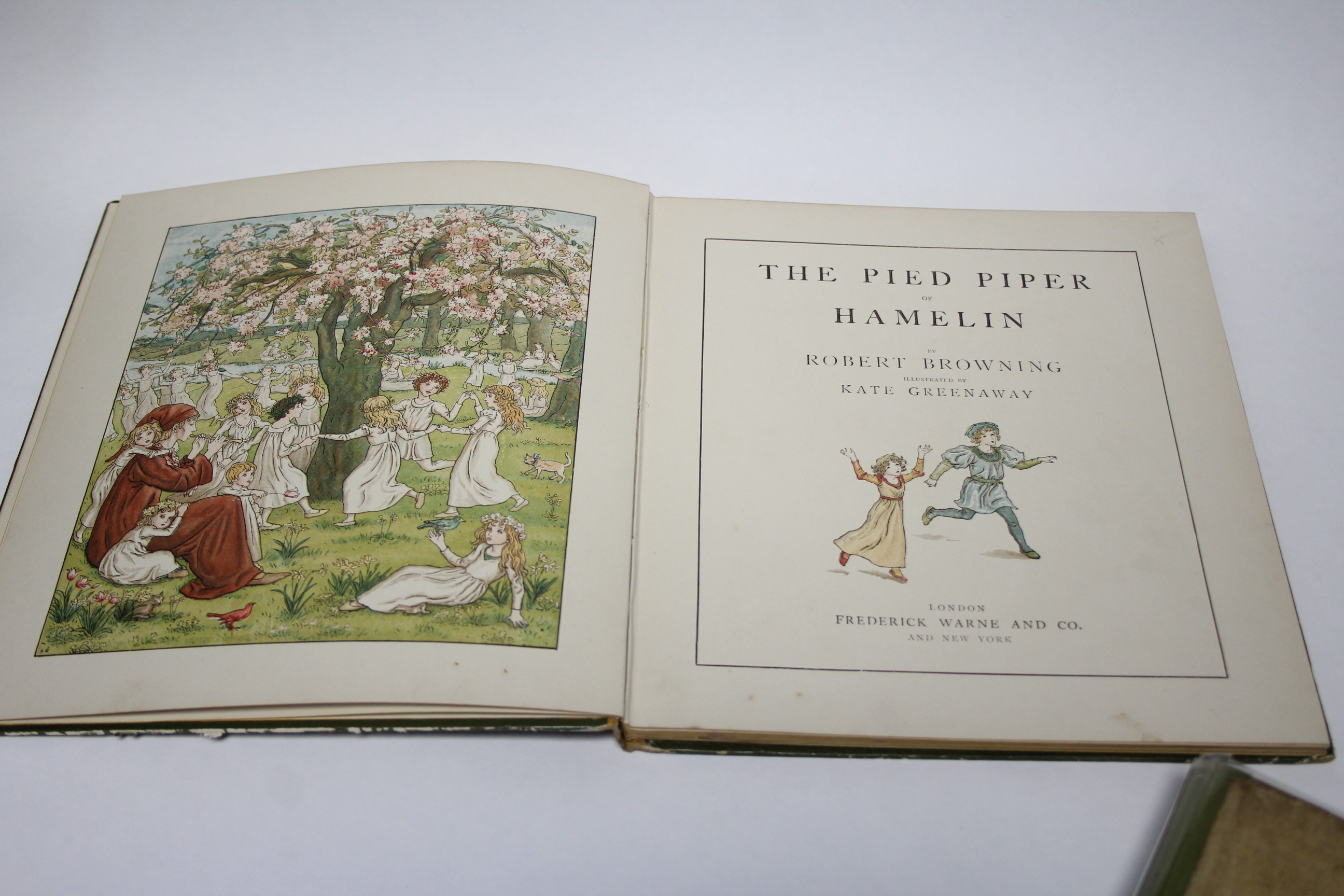 FOUR VINTAGE VOLUMES BY KATE GREENAWAY – “A APPLE PIE”, “MARIGOLD GARDEN” & “UNDER THE WINDOW”, (x - Image 18 of 18