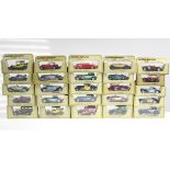 Thirty Matchbox “Models of Yesteryear” scale model cars, each in cream window box.