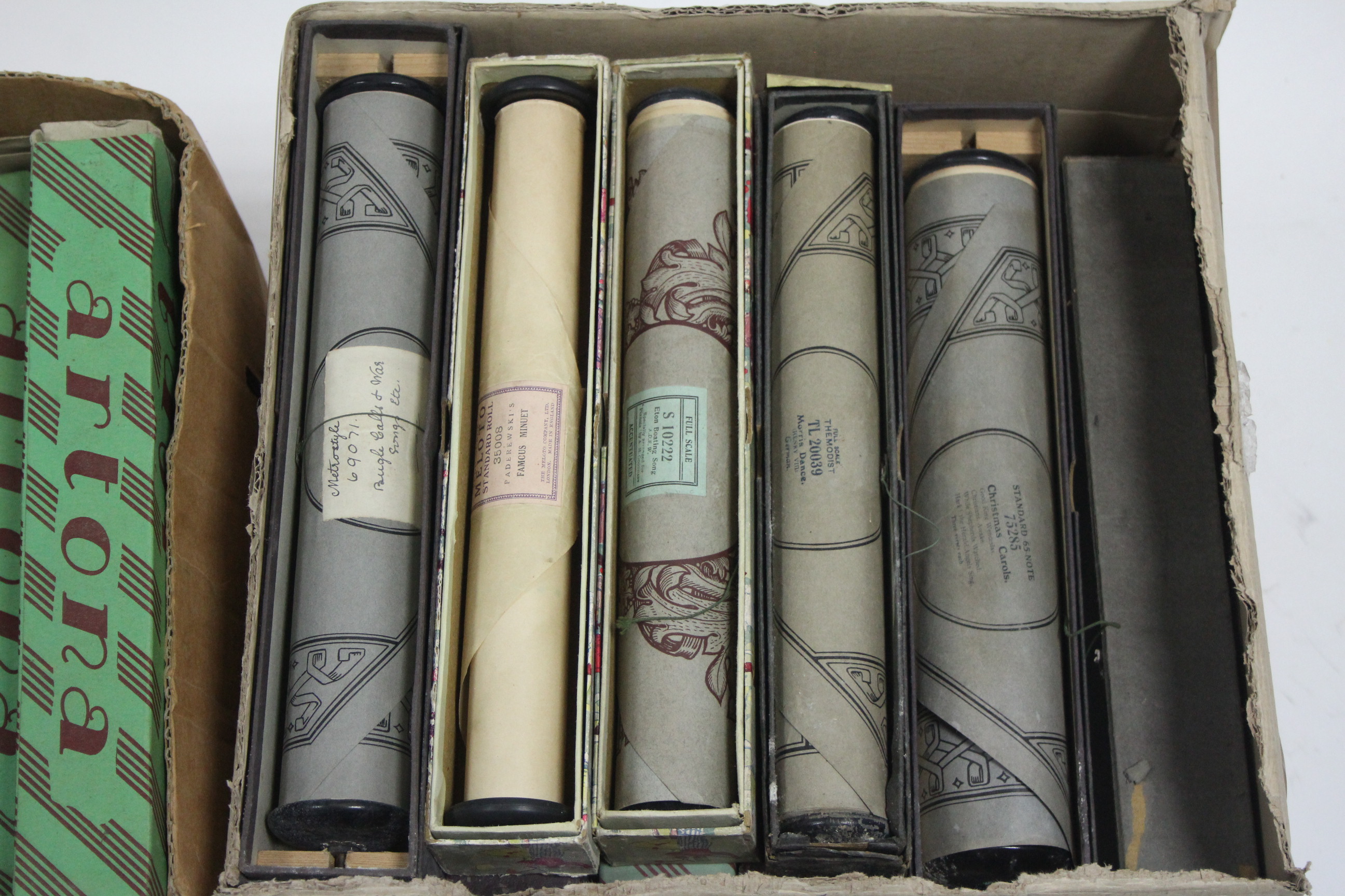 Approximately sixty various pianola rolls, boxed & un-boxed. - Image 5 of 6