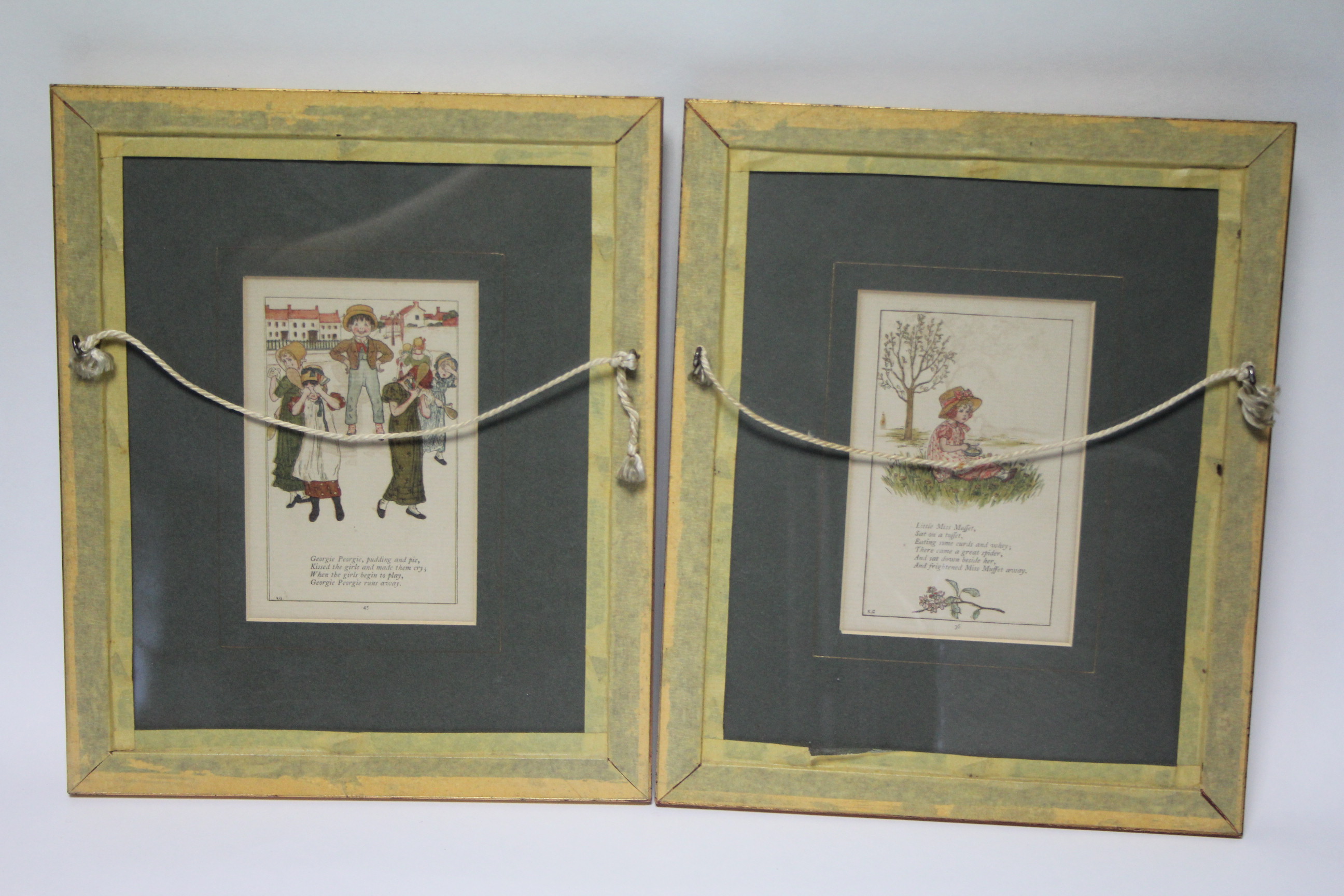 FOUR VINTAGE VOLUMES BY KATE GREENAWAY – “A APPLE PIE”, “MARIGOLD GARDEN” & “UNDER THE WINDOW”, (x - Image 4 of 18