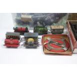 Six various “O” gauge model locomotives; various ditto items of rolling stock; & various ditto items