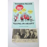 A 1960’s Victoria Palace programme Jack Hylton Presents The Crazy Gang in “Young At Heart”; & a