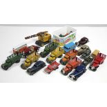 Approximately forty various scale model vehicles; & various model vehicle spare parts.