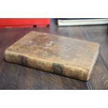 A late 18th century leather-bound volume “A Biographical History of England From Egbert the Great to