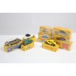 Ten modern Dinky die-cast scale model vehicles, all boxed