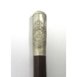 An early-mid 20th century Royal Engineers Sergeant’s swagger stick, 27¾” long.