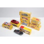 Ten other modern Dinky die-cast scale model vehicles, all boxed