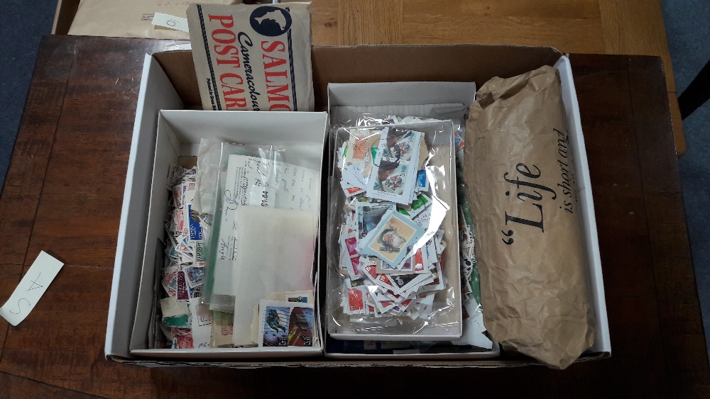 A quantity of loose G. B. & foreign stamps sorted into envelopes, on pieces, various First Day & - Image 4 of 4