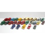 Twenty seven Dinky scale model delivery vans, all un-boxed