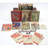 Approximately twenty various painted lead soldier & other figures; various children’s books &