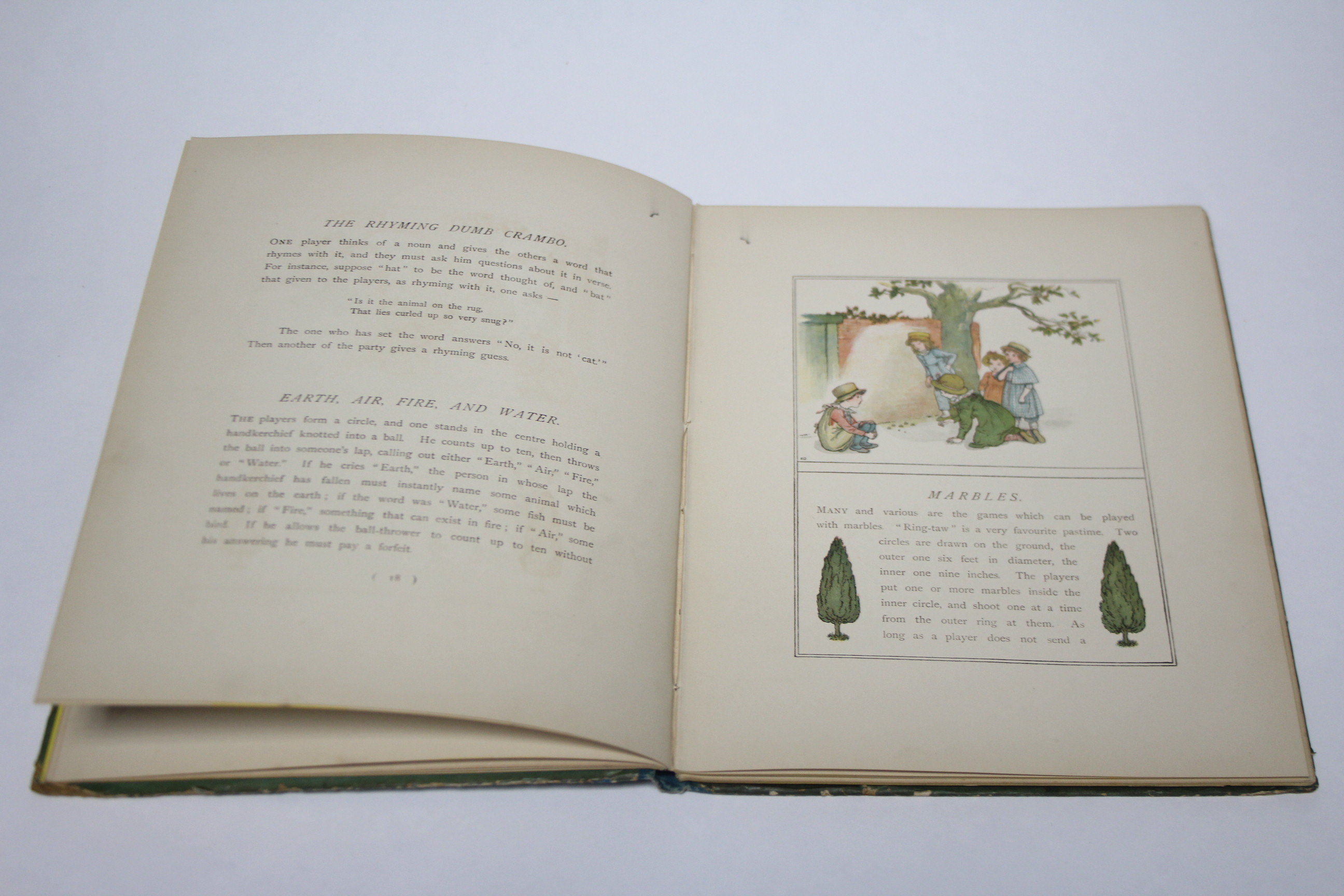 FOUR VINTAGE VOLUMES BY KATE GREENAWAY – “A APPLE PIE”, “MARIGOLD GARDEN” & “UNDER THE WINDOW”, (x - Image 9 of 18