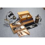 Various assorted engineer’s & draughtsman’s tools & accessories.