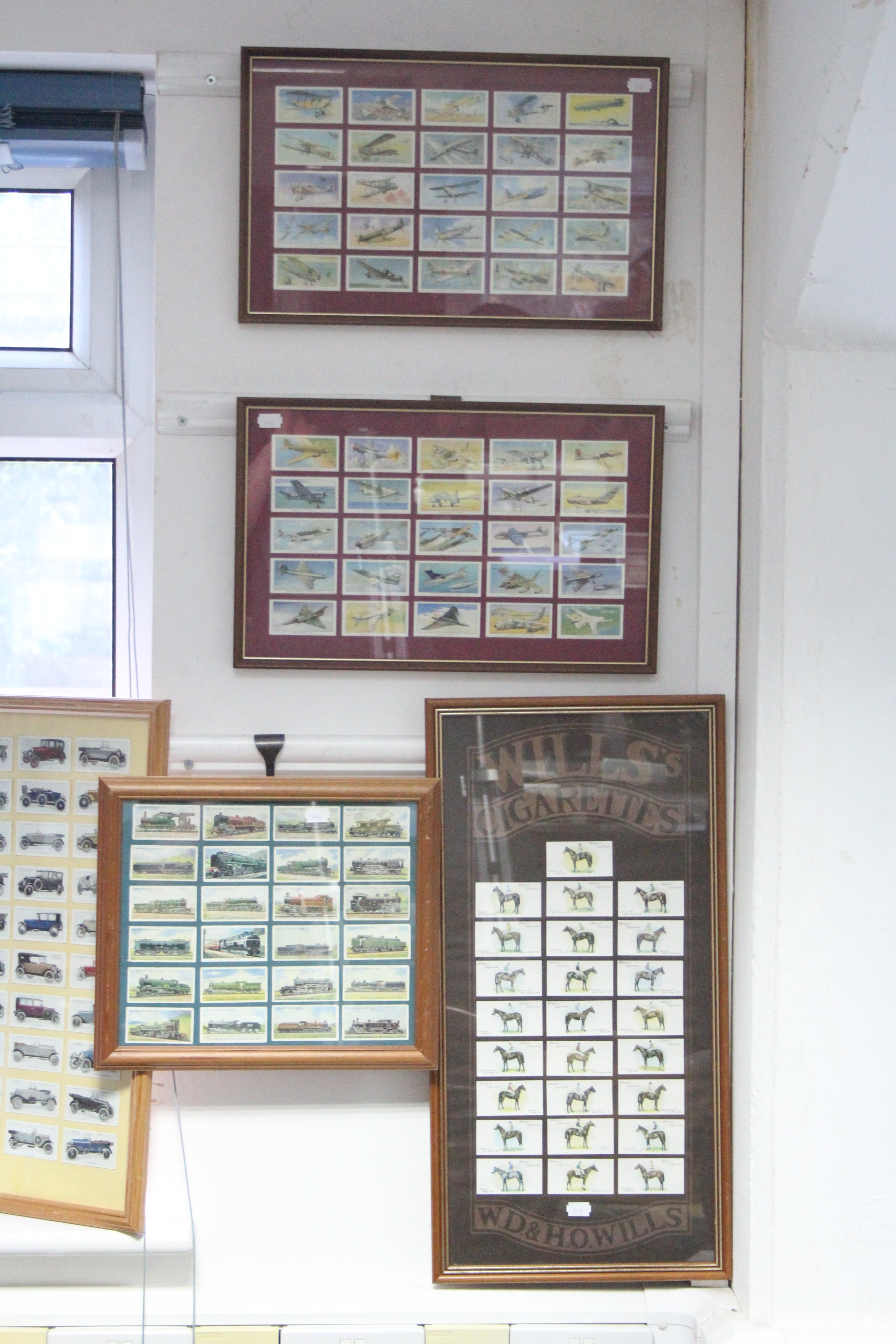 W. D. & H. O. Wills, one set of cigarette cards “Military Aircraft”; & six various other sets & part - Image 2 of 3