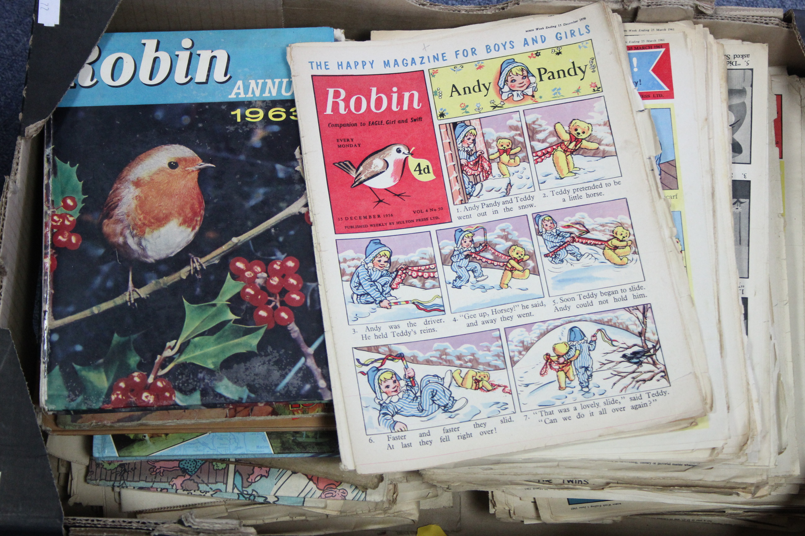 Various vintage comics & children’s annuals, circa 1950’s onwards.