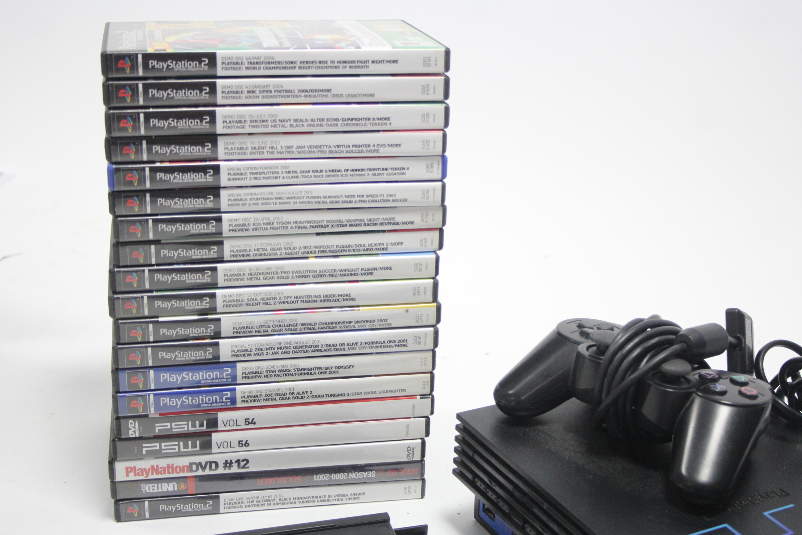 A Playstation 2 games console; two ditto controllers; & approximately twenty ditto games - Image 2 of 2