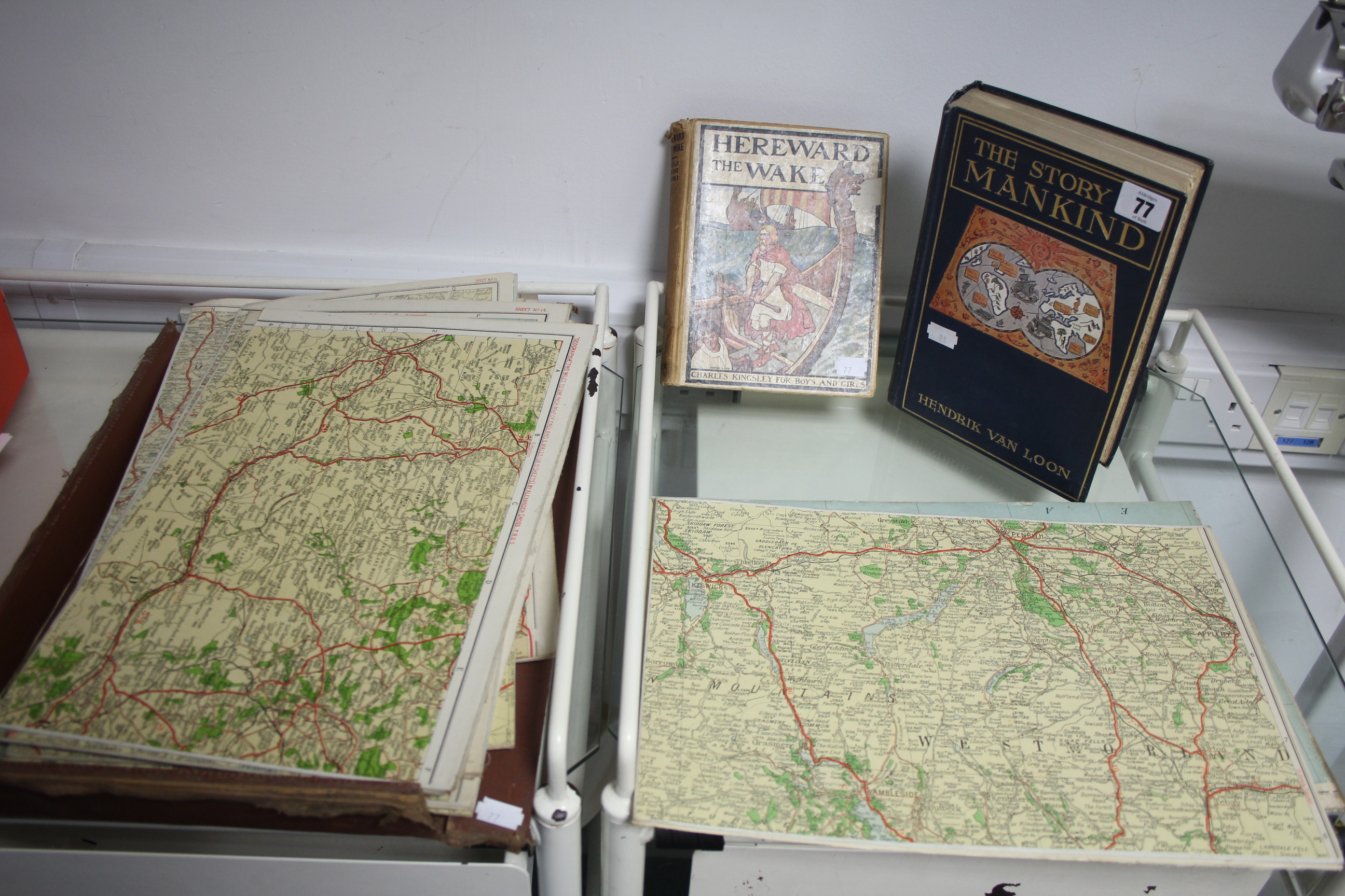 A set of nineteen Geographia linen-backed maps of England & Wales (Sheets 1-19); together with - Image 3 of 3