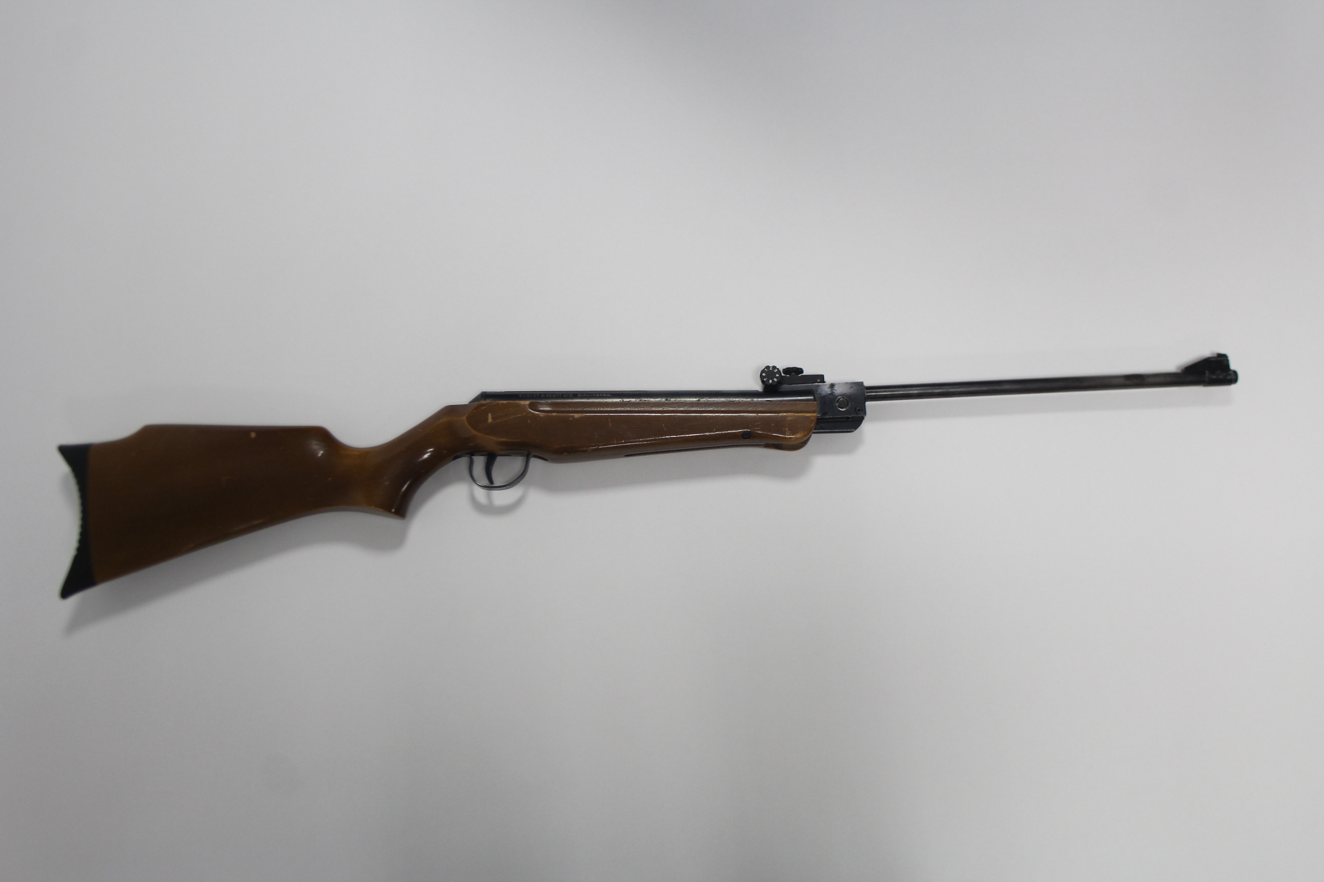 A Webley & Scott “Hawk” air rifle.