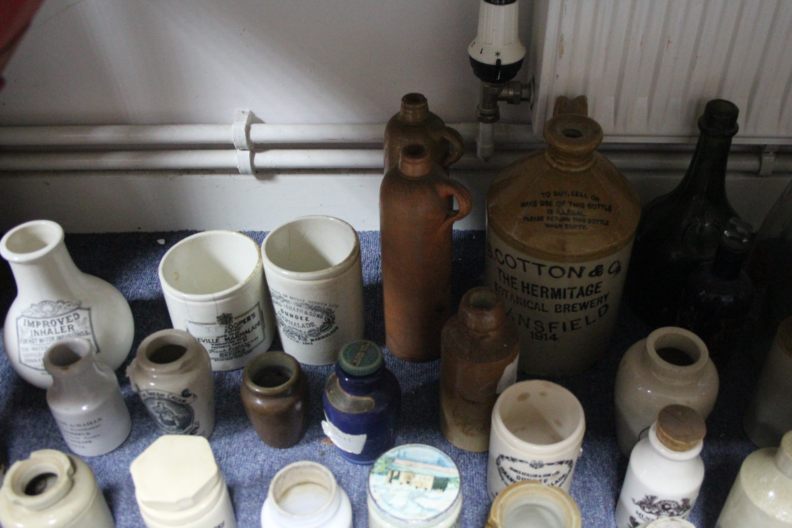 A collection of assorted stoneware bottles & jars, glass bottles, etc. - Image 4 of 4