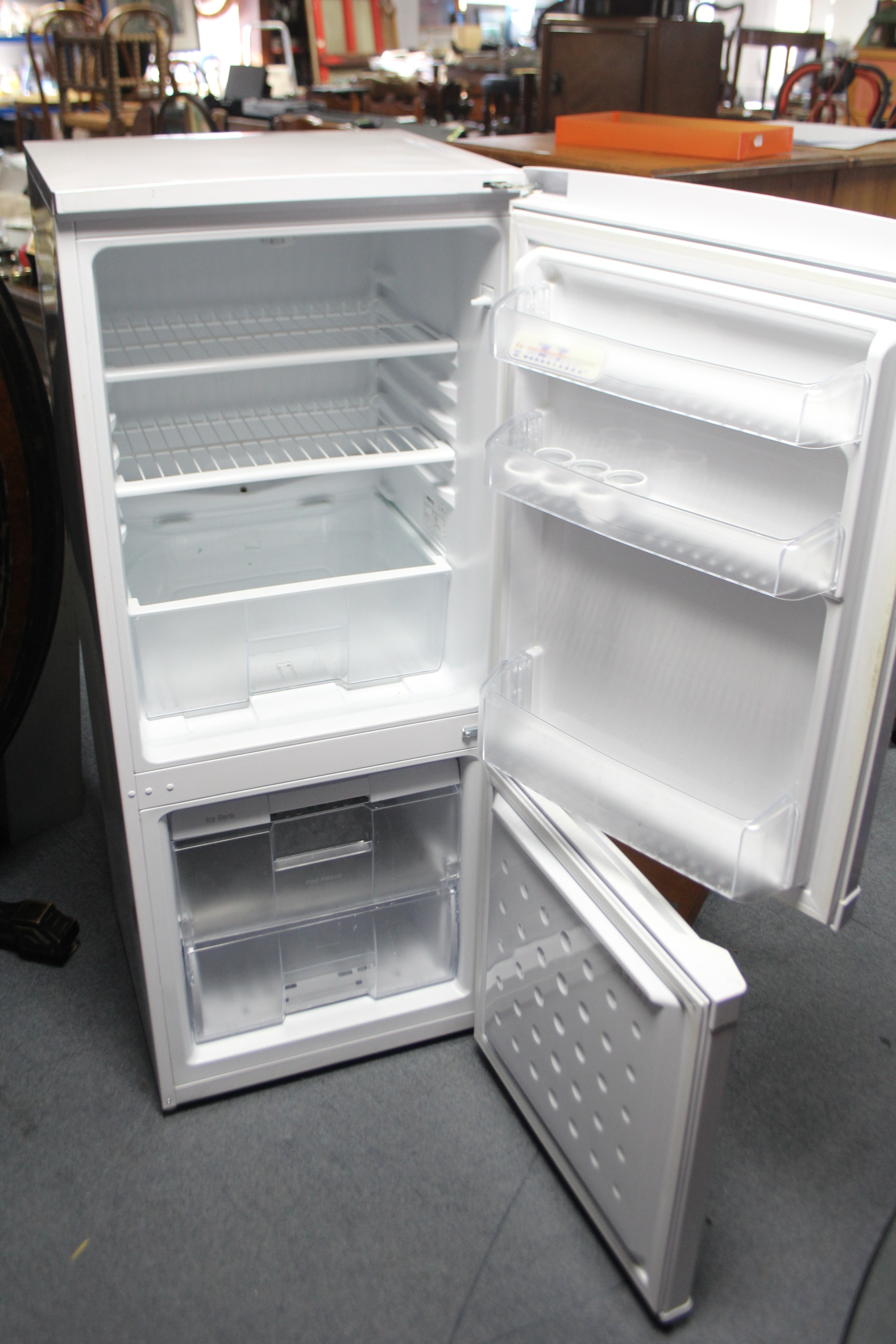 A Beko A class small upright fridge-freezer in white-finish case, 53½” high, w.o. - Image 2 of 2
