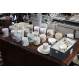 Various items of Royal Commemorative & crested china, part w.a.f.