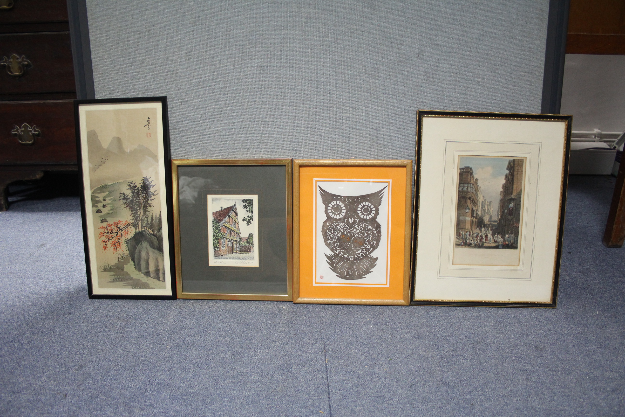 Various decorative paintings, prints & posters. - Image 5 of 12