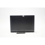A Panasonic Viera 18" LCD Television with remote control. w.o.
