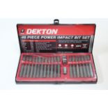 A Dekton forty piece power impact bit set.