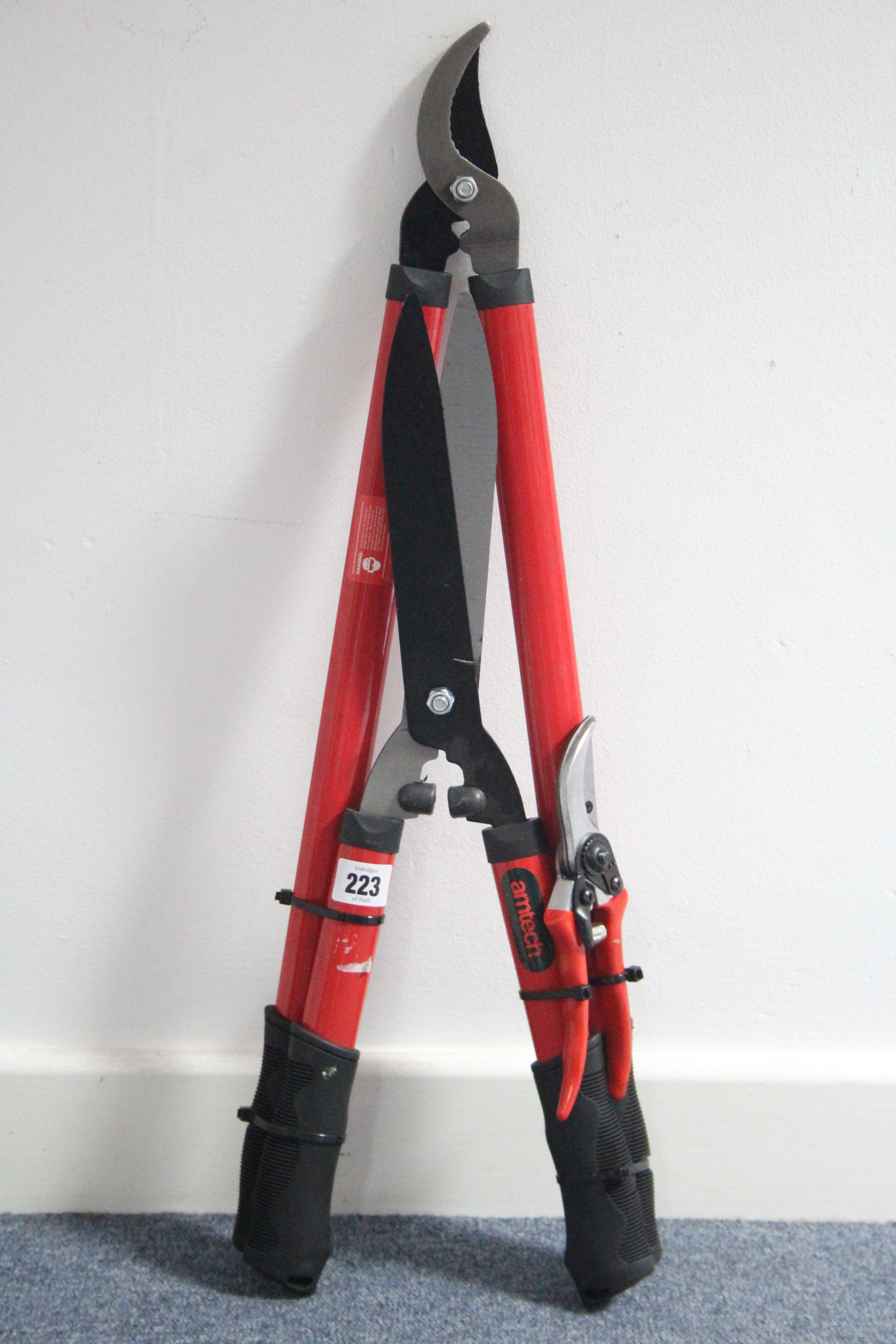 A lopper, shear & secateurs sets.