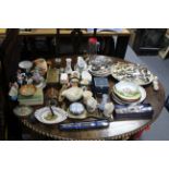 Various items of decorative china, pottery, etc., part w.a.f.