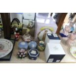 Ten various Old Tupton ware ornaments, all boxed; & various other decorative ornaments, boxed & un-