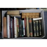 Various books, including antiques & art reference.