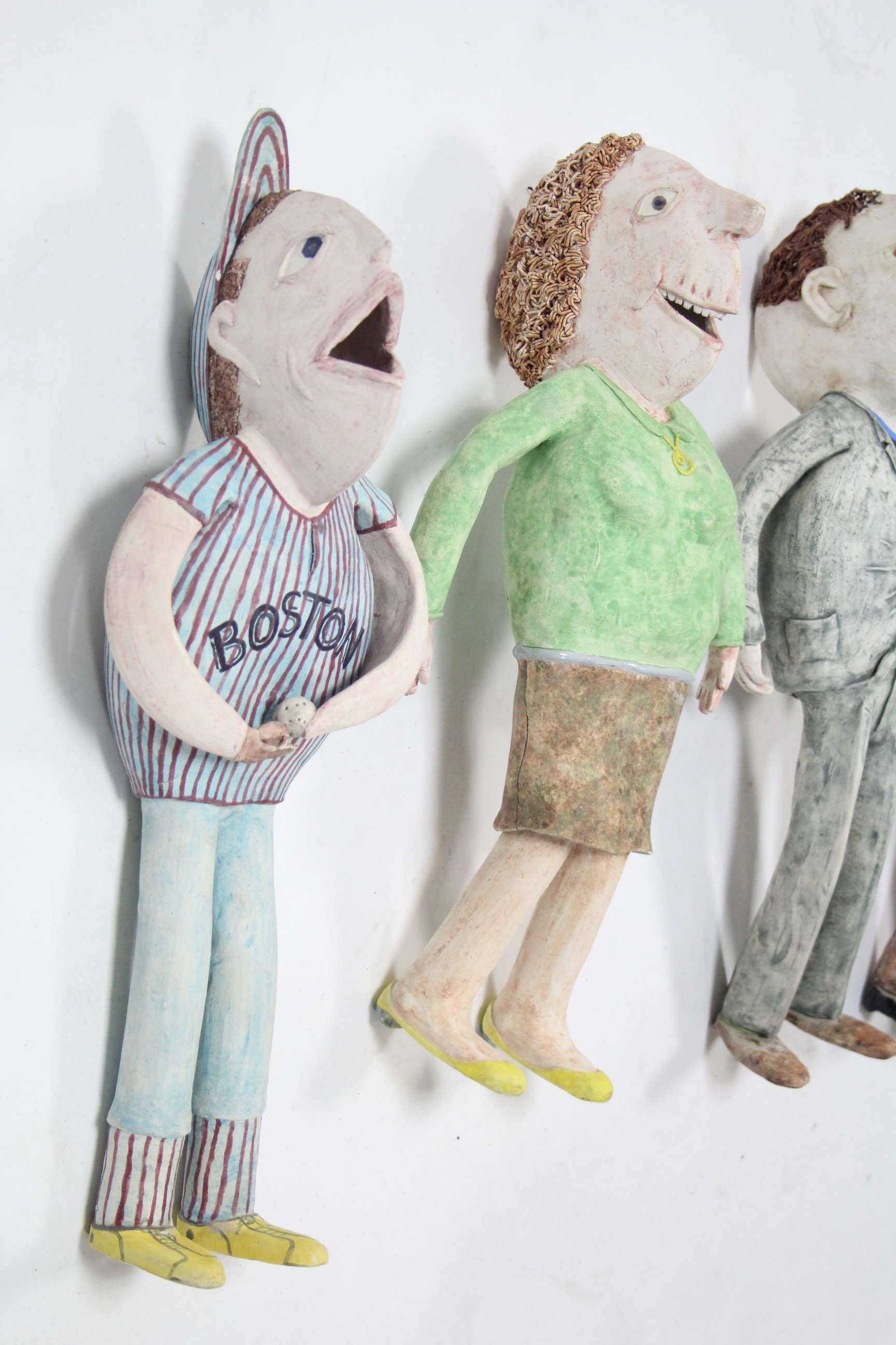 Four American (?) ceramic figural advertising figures, various sizes. - Image 2 of 3