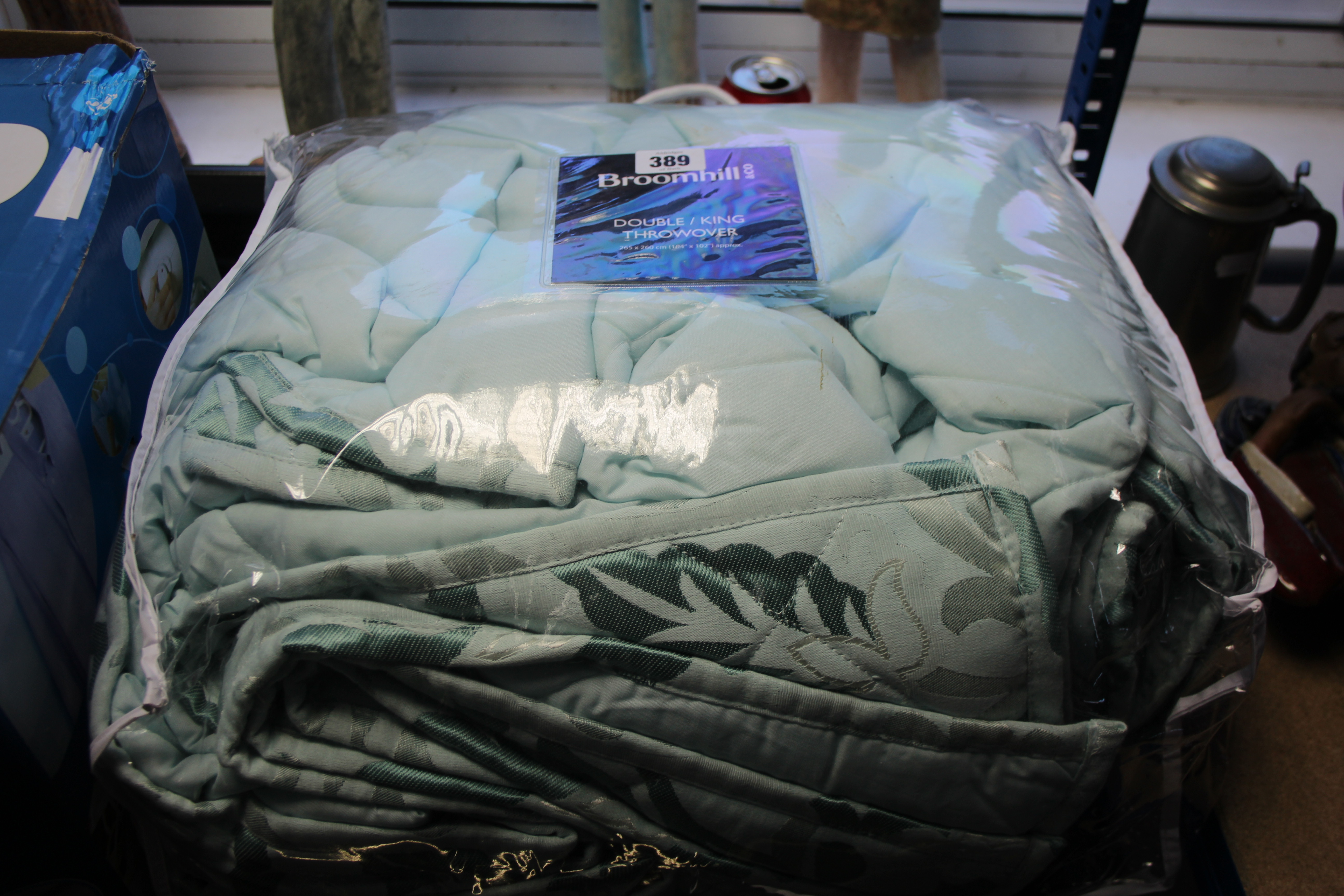 A Bromhill & Co. King-size bed cover, 104” x 102”; & a “Dri-Buddy” electric clothes dryer. - Image 3 of 3