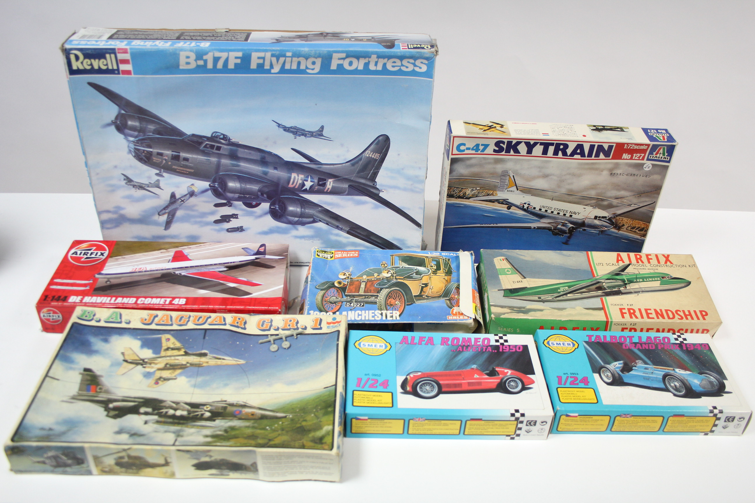 Thirteen various model kits by Airfix, Tamiya, & others, all unassembled, & boxed. - Image 2 of 3