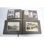 Two family photograph albums depicting cruise SS Montcalm to Tangier, & HMS Nelson at Panama Canal &