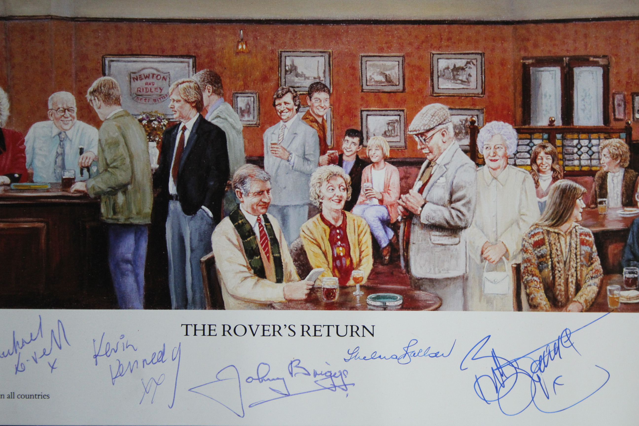 A Triton Publications Limited Edition coloured print after Michael Nance titled: “The Rovers