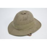 A Sutton’s WWII pith helmet (size 7?/1942).