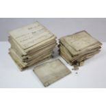 COUNTY OF DEVON INTEREST: A collection of vellum Indentures, Deeds, & other legal documents mainly