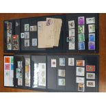 A small collection of Irish stamps & covers, on loose album leaves.