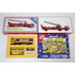 A Corgi scale model “American LaFrance Aerial Ladder Truck”; a ditto “Weetabix” box set; & six