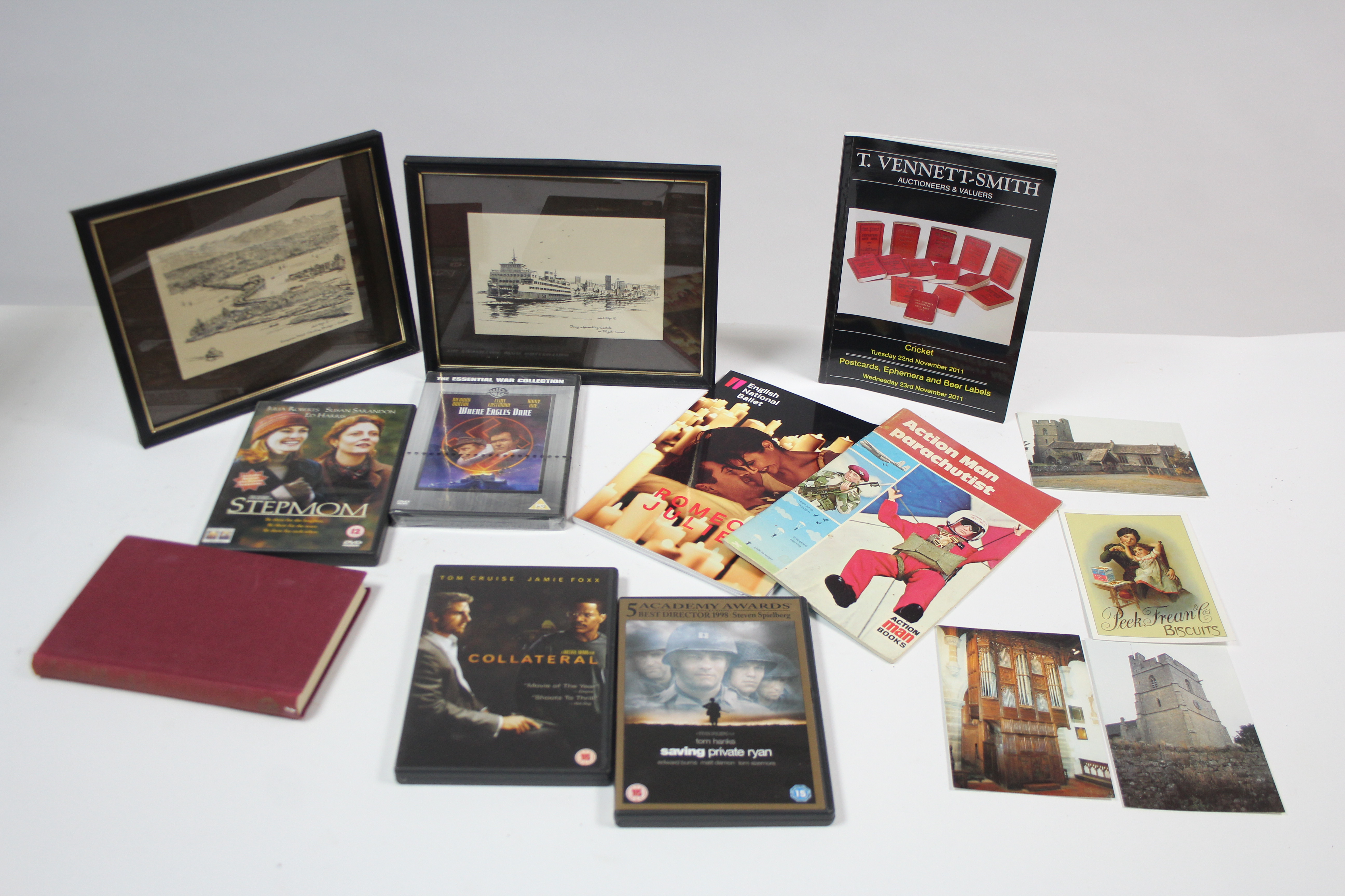 Fourteen various framed pictures; four DVDs, etc. - Image 12 of 12